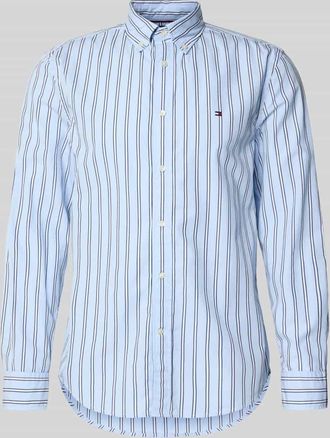 Tommy Hilfiger Regular Fit Freizeithemd aus reiner Baumwolle in Bleu, Gr&ouml;&szlig;e XXL