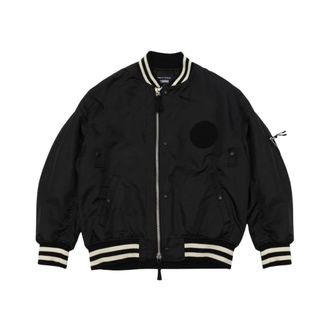 Comme Des Gar&ccedil;ons Nylon Twill Ma-1 Blouson - Heren - Jassen - Zwart - Maat: M Nylon