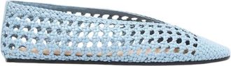Scarosso Schoenen, Dames, Blauw, 37 1/2 EU, Ella Ballet Flat