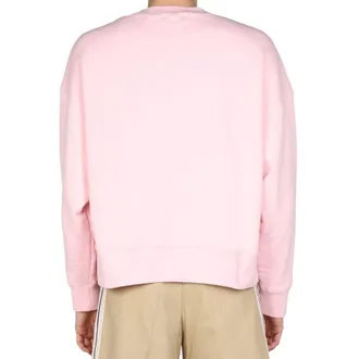 Palm Angels Embroidered Logo Cotton Sweatshirt - Pink