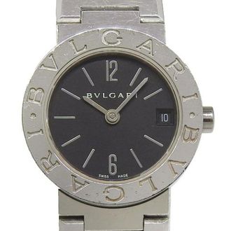 Bulgari Pre-owned Watches, female, Black, Size: ONE SIZE Pre-owned Bb23Ssd Stainless Steel Watch