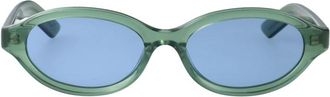 Retro Superfuture Stijlvolle Parola zonnebril voor de zomer - unisex - Zonnebrillen - Groen - 54 MM - Accessoires