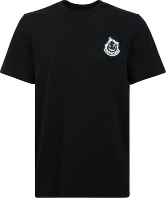 Moncler Tops, Heren, Zwart, XL, Katoen, T-shirts