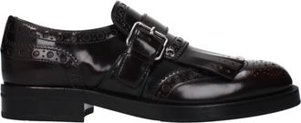 Churchs Chiesas Phillis Mocassini Donnas Pelle Rossa/Borgogna