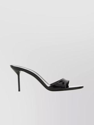 PARIS TEXAS leather strappy mule sandals