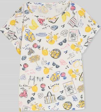 Tom Tailor Regular Fit T-Shirt aus reiner Baumwolle in Weiss, Gr&ouml;&szlig;e XXXL