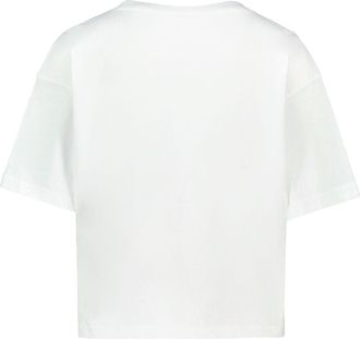 Zadig&Voltaire Womens Taida Heart Strass T-Shirt - Zadig & Voltaire Cotton White Ready-To-Wear T-Shirts