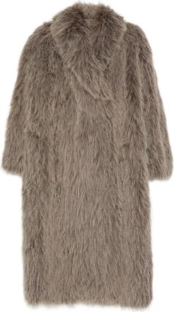 Eleh Jas van imitatiebont - Bruin