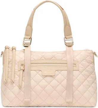 MZ Wallace Small Park Satchel in Buff at Nordstrom