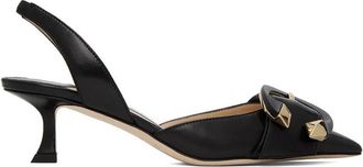 Jimmy Choo London Moni 50 Nappa Slingback Pumps, Brand Size 37 ( US Size 7 )