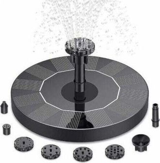OEM Fontaine Solaire Ext&eacute;rieur Flottante, Pompe Solaire D&Eacute;tang &Agrave; 6 Buses, Fontaine Solaire Pour Jardins, Bains DOiseaux, Etangs--trimec
