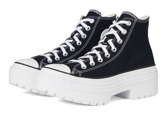 Converse Chuck Taylor All Star Lugged Heel Platform Waterproof Womens Shoes Black/White/Egret : 6 B - Medium, Canvas