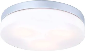 Globo Lighting Plaf&oacute;n - Vranos - Plateado - Aluminio - &Oslash; 30cm - E27 - - Globo