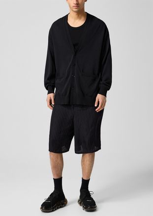 Undercover Mens Banker stripes flowy Bermuda short