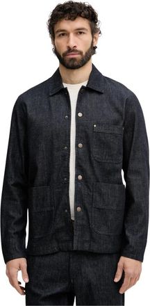 Benetton Denim Overshirt - Heren - Spijkerjassen - Blauw - S - Denim - Jassen