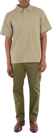 Burberry Ekd Cotton Polo Shirt, Size Large