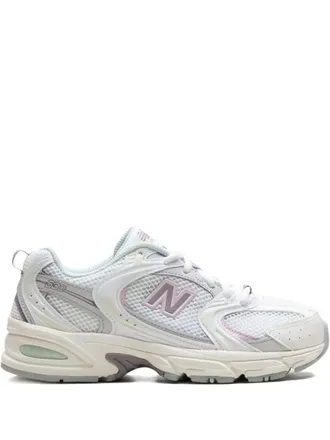 New Balance 530 Sea Salt/Ice Wine sneakers - unisex - Calf Leather/Fabric/Fabric/Rubber - 10.5 - White
