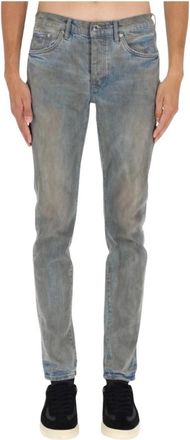 Purple P001 Slim Fit Jeans - Heren - Slim Fit Jeans - Blauw - W33 - Katoen - Jeans