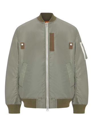 sacai Nylon Bomber Jacket With Zip