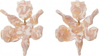 Lele Sadoughi Womens Paper Lily Earrings In Blush