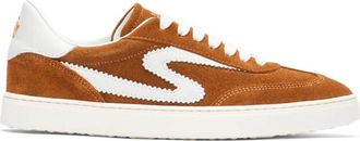 Stuart Weitzman Runaround Sneaker - Dames - Sneakers - Bruin - 37 EU - Su&egrave;de - Schoenen