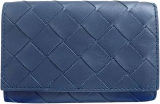 Bottega Veneta Pre-owned Accessories, unisex, Blue, Size: ONE SIZE Pre-owned Vintage Keycase