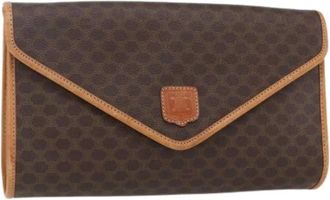 Celine Pre-owned Clutches, female, Brown, Size: ONE SIZE Pre-owned Plastic Clutch