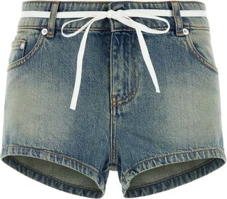 Gimaguas Lazo shorts met gestrikte taille - Blauw