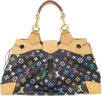 Louis Vuitton Pre-owned Ursula Monogram Multicolore Coated Canvas Shoulder Bag - Dames - Vintage Handtas - Veelkleurig - ONE Size - Vintage