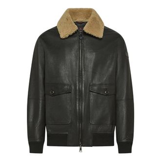 Peuterey Bomber Jassen - Heren - Bomber jackets - Zwart - S - Wol - Jassen