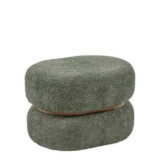 Schubiger M&ouml;bel Hocker Oval Gr&uuml;n B: 60 cm