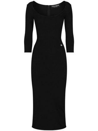 Dolce & Gabbana Fitted Midi Dress