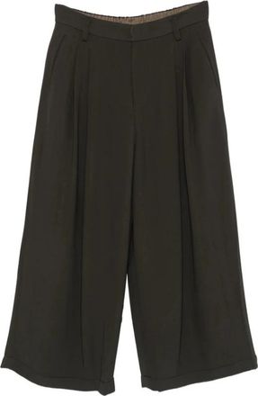 Ziggy Chen Pant Ziggy Chen - Dames - Wijde Broeken - Groen - S - Broeken