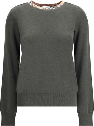 Burberry Bicolor Cotton Womens Sweatshirt