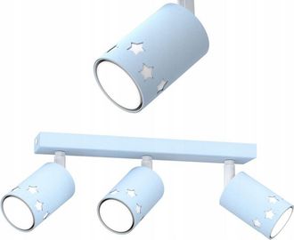 OEM L&aacute;mpara De Techo Infantil Foco Para Ni&ntilde;os Led Estrellas Azules