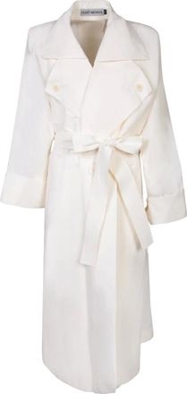 Issey Miyake Mujer, Abrigos, Blanco, Talla: M