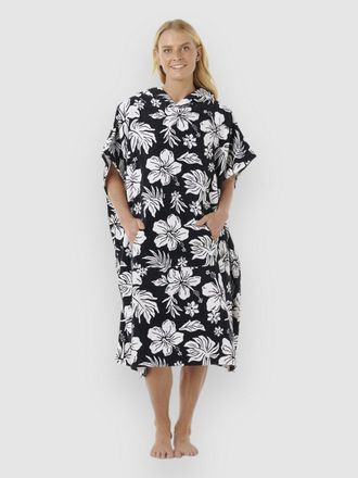 Rip Curl Mixed Hooded Surf Poncho schwarz