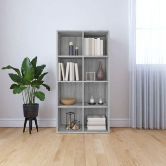 vidaXL Libreria/Credenza Grigio Sonoma 66x30x130 cm Legno Multistrato - Vidaxl