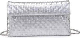 Moda Luxe Priscilla Clutch in Silver at Nordstrom