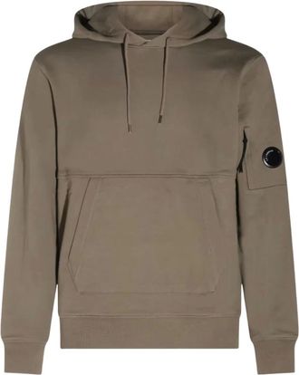 C.P. Company Felpa con cappuccio in pile a coste diagonali - - Sweatshirts & Hoodies - Uomo - Verde - L