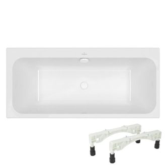 Villeroy & Boch Ba&ntilde;era Villeroy & Boch Architectura De 170 X 70 Cm, Con Instalaci&oacute;n A La Derecha, Patas Y Desag&uuml;e Wirquin Blanco