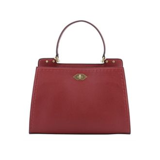 Pourchet Tassen, Dames, Rood, ONE Size, Leer, Trianon GM