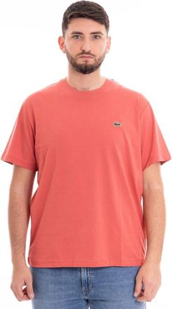 Lacoste T-shirt met klassieke pasvorm - Heren - T-shirts - Roze - S - Tops