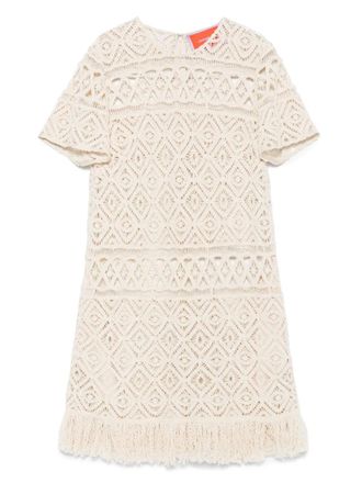 La DoubleJ Plaza mini-jurk - Beige