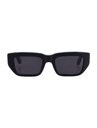 Retro Superfuture Ra Bold Rectangular Frame Sunglasses