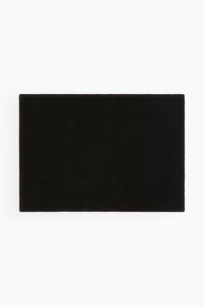 H&M Badematte aus Baumwolle - Schwarz