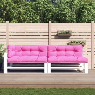 vidaXL Cojines Para Pal&eacute;s 5 Piezas Tela Rosa Vidaxl