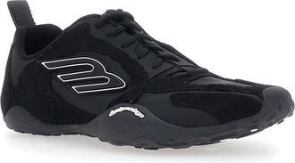 Balenciaga Mens Sneakers Monday Ultra Black Polyester Trainers