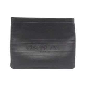 Dior Pre-owned Vintage Clutch Bag - Dames - Pre-owned - Zwart - Maat: ONE Size Leer