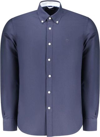North Sails Shirt met lange mouwen - Heren - Casual Overhemden - Blauw - 2XL - Katoen - Overhemden